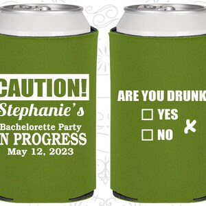 Caution, Unique Bachelorette Decor, Are you drunk, Bachelorette Favors | 60083