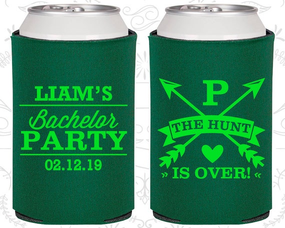 The Hunt is Over, Personalized Bachelor Ideas, Bachelor Weekend, Bachelor Party Favors (40082) Il_570xn