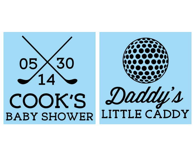 Daddys little caddy, Baby Shower Decorations, Golf Baby Shower, Sports Baby Shower, Baby Shower Can Coolers, Baby Shower Items | 90135 image 2