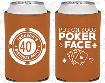 40th Birthday, 40th Birthday Favors, Adult Party Decorations, Poker Birthday Favors, Vegas Birthday, Party Favors (20261)