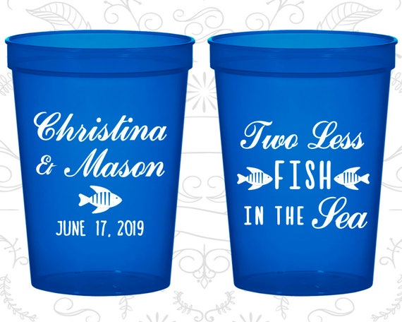 Bright Blue Stadium Cups, Bright Blue Cups, Bright Blue Party Cups, Bright Wedding Cups (271) Il_570xn