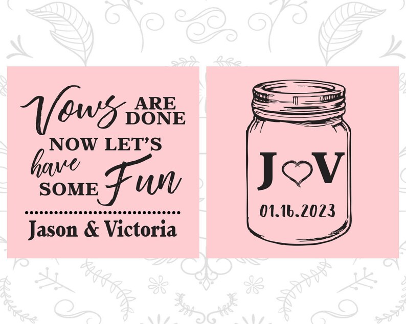 Mason Jar Wedding, Cheap Glow Stadium Cups, Rustic Wedding, Vows are done, Lets have some fun, Glow-in-the-Dark 231 image 4