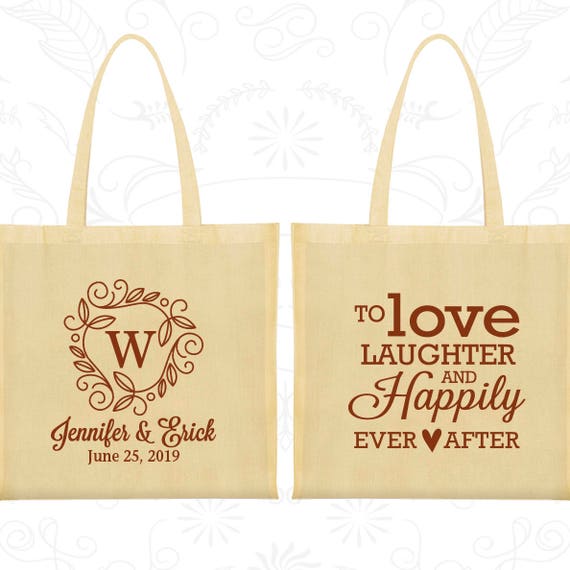 Love Laughter and Happily Ever After Bags, Cheap Tote, Monogram Bags, Monogrammed Bags, Custom Tote (61) Il_570xn