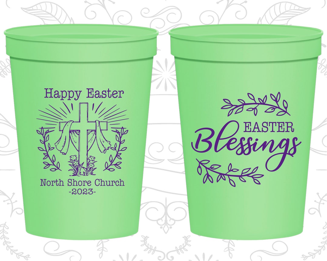 Easter Cups, Easter Party Favors, Easter Party Ideas, Easter Décor, Easter Sunday, Easter