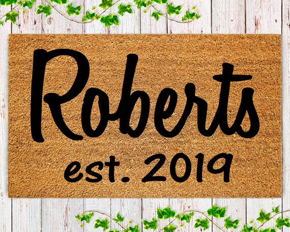 Custom Door Mat Personalized Doormat Welcome Mat Outdoor Door