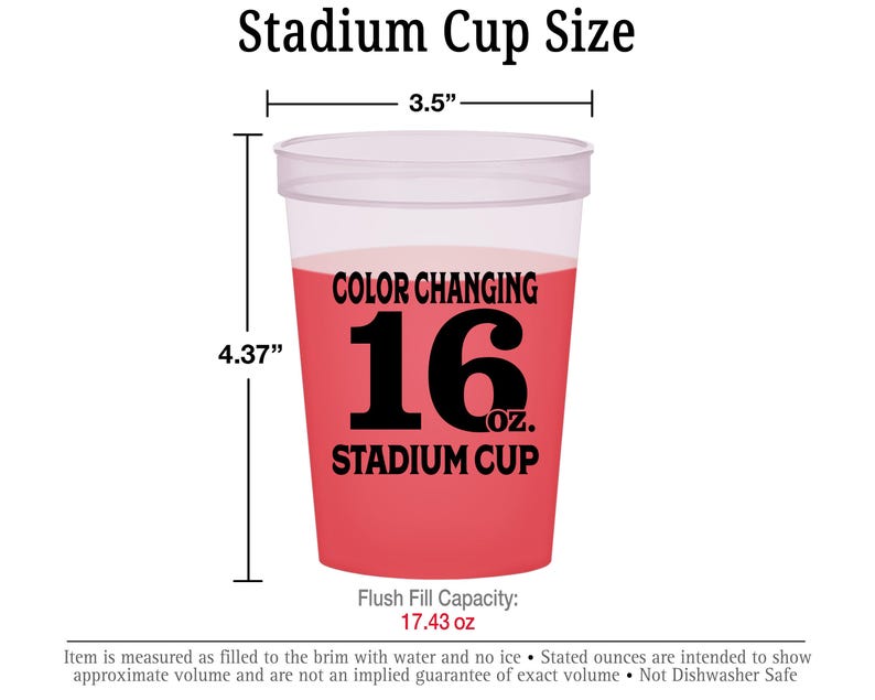 Stadium Cup Size