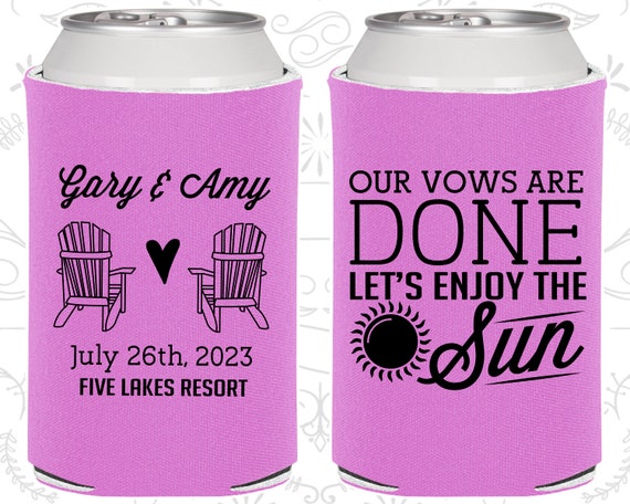 Our Vows Are Done Lets Enjoy The Sun Wedding Summer Wedding