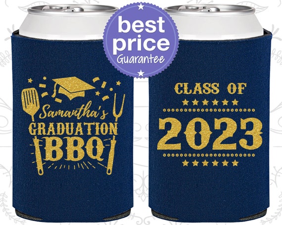 Graduation Favors, Graduation Can Cooler, Grad Party Decor, High School Graduation Party Favors, Class of 2022 Gift, Graduation BBQ (130005) Il_570xn