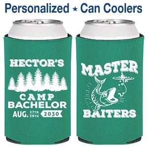 Camping Bachelor Party Favors, Custom Bachelor Ideas, Fishing Bachelor Party Favors, Master Baiters, Bachelor Party Favors | 40081