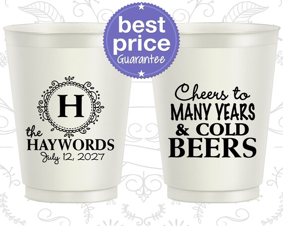 Shatterproof Plastic Cups, Shatterproof Cups, Frost Flex Cups, Custom Frosted Cups, Frosted Plastic Cups, Personalized Frosted Cups (C39) Il_570xn
