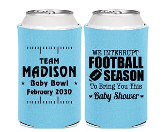 Football Baby Shower Favors, Baby Shower Party Favors, Tailgate Baby Shower, Sports Baby Shower, Baby Shower Cooler | 90091