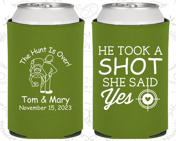 To Life Love and to Happiness, Wedding Reception, Hashtag Wedding, Monogram Wedding, Monogrammed Gift, Wedding Can Coolers (559) Il_570xn
