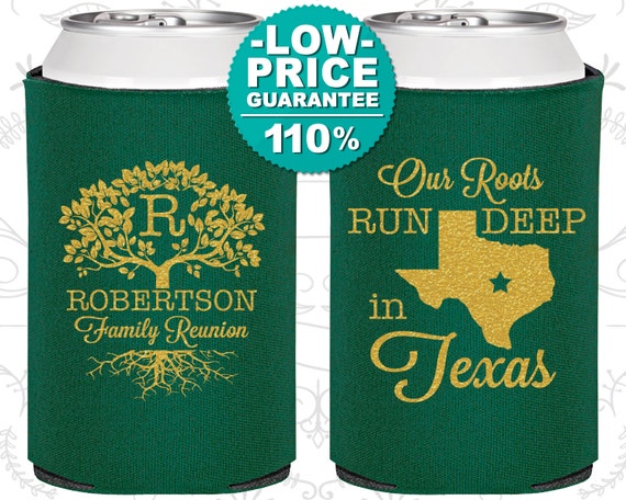 Family Reunion Gifts, Family Reunion Can Coolers, Family Reunion Party Ideas, Our Roots Run Deep, Family Tree (160055) Il_570xn