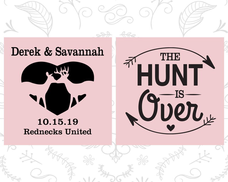 520 Deer Antler Wedding Shot Glasses Antler Wedding Shot Glasses The Hunt is Over Wedding Shot Glasses Glasses Custom Shot Glass