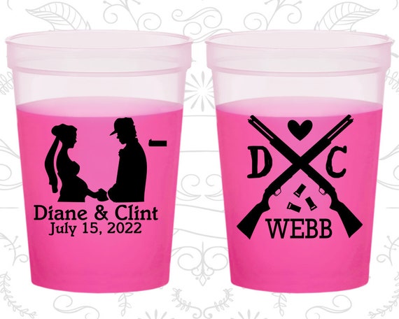 Redneck, Custom Mood Cups, Country, Southern Wedding, Blue Mood Cups (562) Il_570xn