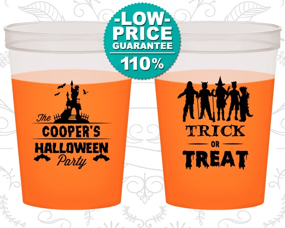 Halloween Mood Cups, Halloween Party Favors, Custom Halloween, Halloween Supplies, Trick or Treat (250019) Il_570xn