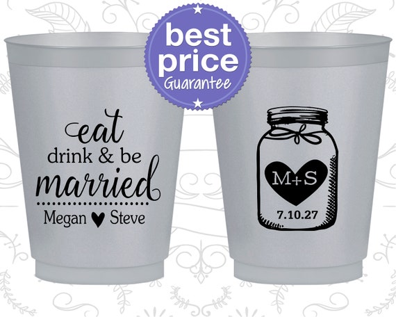 Frosted Plastic Cups, Shatterproof Cups, Frost Flex Cups, Custom Frosted Cups, Frosted Cups, Personalized Frosted Cups (C15) Il_570xn