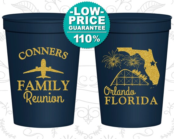 Family Reunion Party Cups Family Reunion Ideas Family Etsy