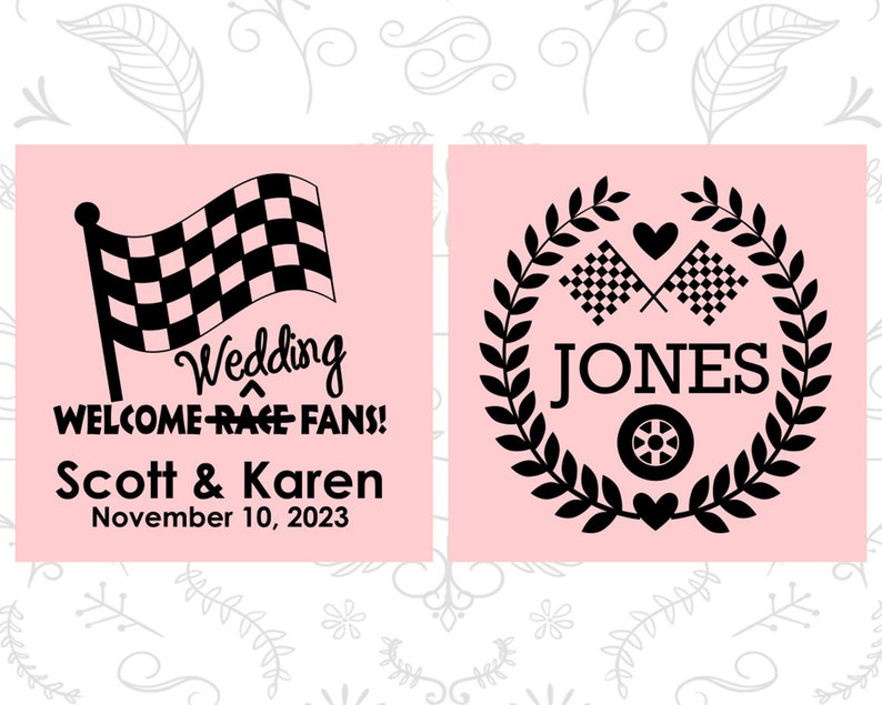 Welcome Wedding Race Fans, Racing Flags, Checkered Flag, Country Wedding, Race Car Wedding, Wedding Decor, Can Coolers 589 image 4