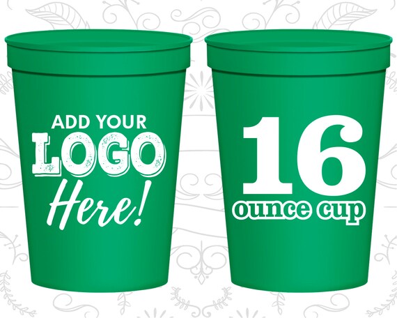 Plastic Cups, Stadium Cups, Party Cups, Plastic Stadium Cups, Plastic Party Cups, Personalized Plastic Cups, Custom Plastic Cups, 16 oz Cups Il_570xn