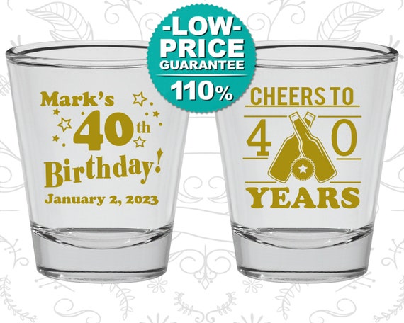 Birthday Shot Glasses Near Me / Buy Personalized Shot Glasses 1 75 Oz Set Of 10 Custom Text Logo ...