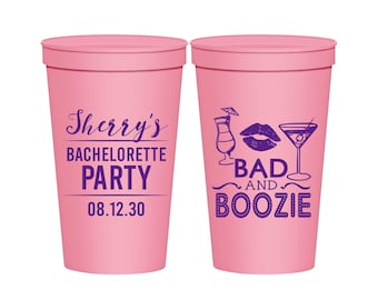 Bachelorette Party Cups, Custom Bachelorette Cups, Bachelorette Plastic Cups, Bachelorette Stadium Cups, Bachelorette Party Favors | 60156