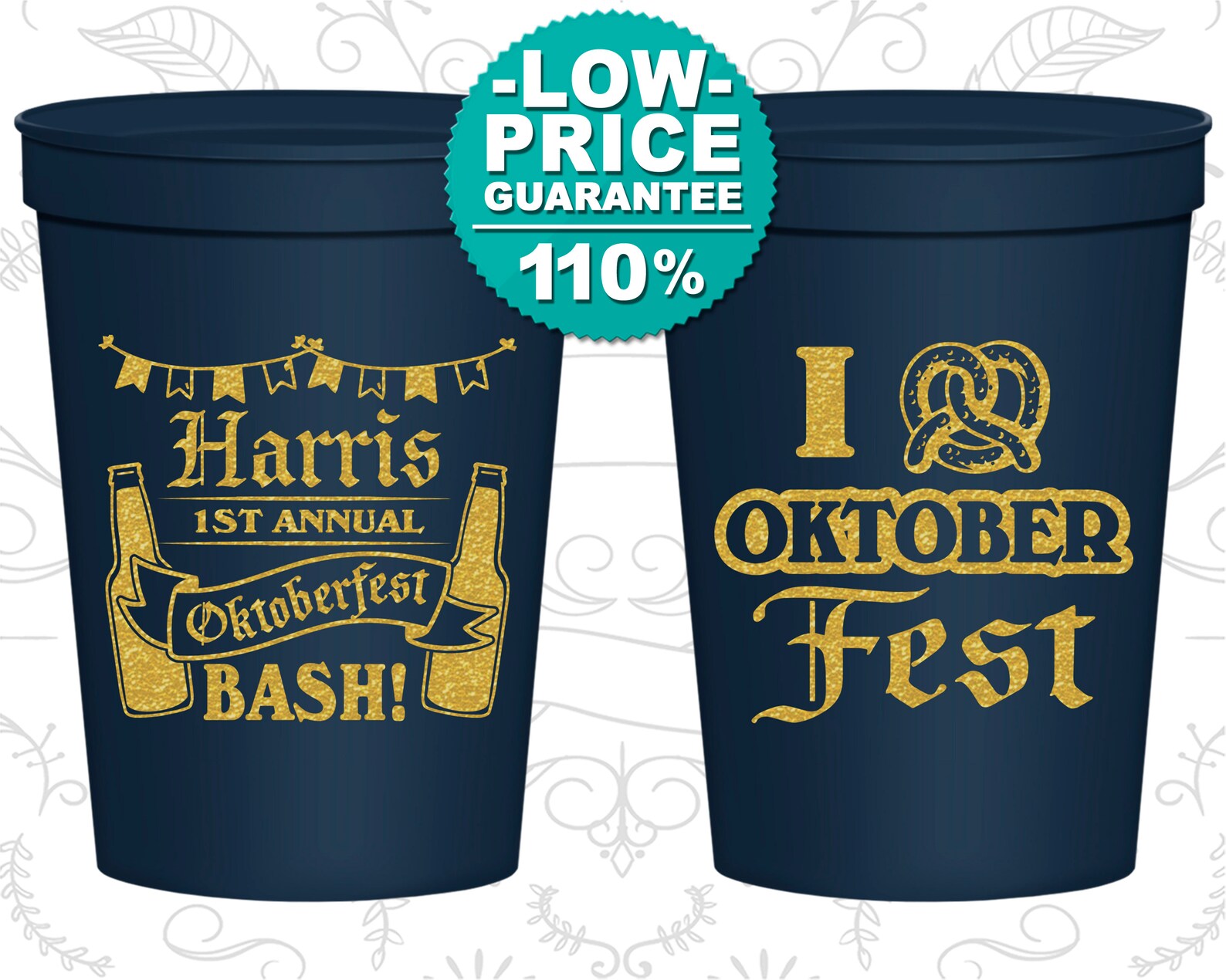 Oktoberfest Party Cups Oktoberfest Favors Oktoberfest Etsy