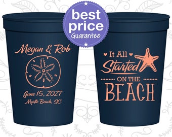 Personalized Stadium Cups, Wedding Cups, Plastic Cups, Stadium Cups, Personalized Cups, Wedding Favor Cups, Personalized Plastic Cups (C414)