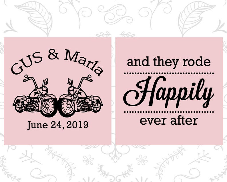 And They Rode Happily ever After, Color Changing Cups, Motorcycles, Motorcycle Wedding, Purple Mood Cups 200 image 4