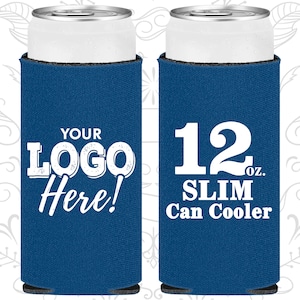 Full Color Slim Can Coolers Sublimation Can Cooler 12 oz Skinny Photo Printing Full Color Photo Sublimation Full Color Logo