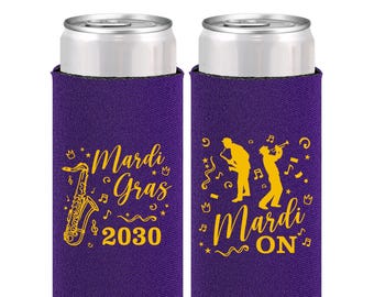 Mardi Gras Favors, Mardi Gras Can Cooler, Mardi Gras Throws, Mardi Gras Parade, Mardi On | 190019