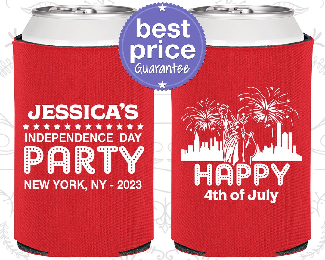 Independence Day 4th of July Can Coolers July 4th Etsy