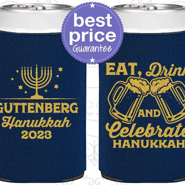 Hanukkah Party Favors, Hanukkah Can Coolers, Hanukkah Decorations, Hanukkah Gift, Hanukkah Ideas, Funny Hanukkah (270023)