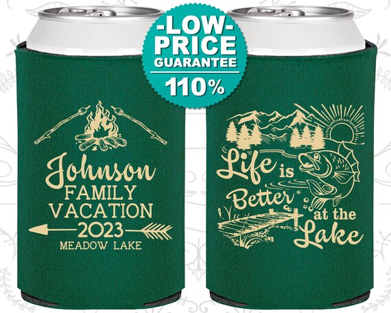 Family Vacation Gifts, Vacation Can Coolers, Lake House Gifts, Lake Vacation, Family Lake House, Life is better at the Lake (180011) Il_570xn