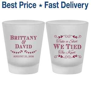 Wedding Shot Glass Favors, Personalized Shot Glasses, Shot Glasses, Shot Glass, Custom Shot Glass, Wedding Favor Shot Glasses | 483