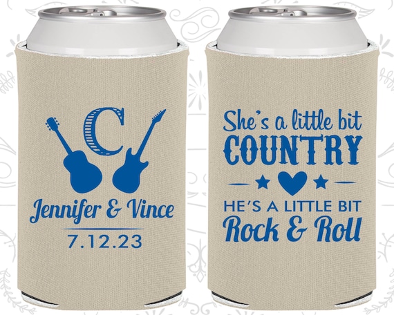 She's a Little Bit of Country, He's a little bit of Rock and Roll, Country Wedding Favors, Rock and Roll Wedding Favors (467) Il_570xn