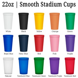 a cup with different colors of the same cup