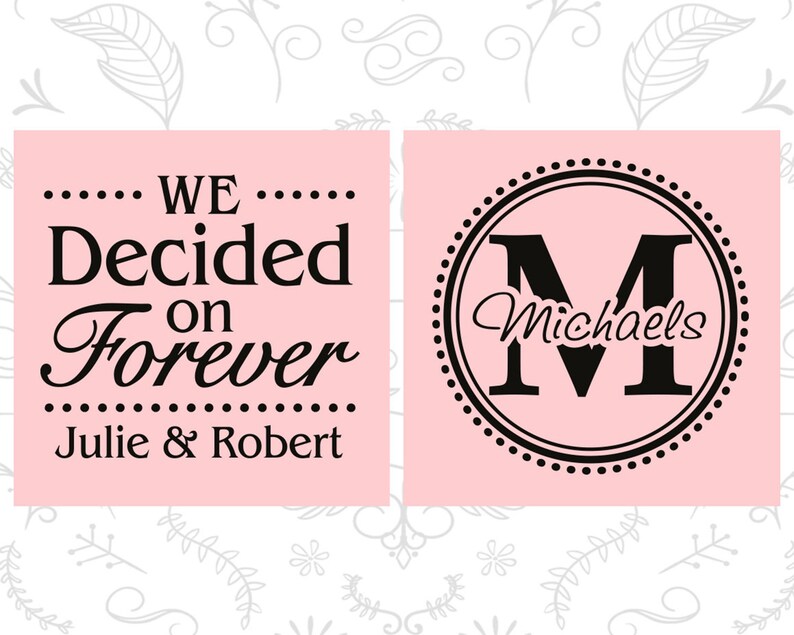 Monogram Wedding Gift Personalized Monogram Custom Monogram Etsy UK