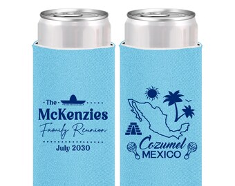 Family Reunion Favors, Family Reunion Can Coolers, Family Reunion Gift Ideas, Mexico Family Reunion | 160033