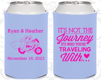 Its not the Journey, Its who your traveling with, Unique Wedding Gift, Motorcycle Wedding,Destination Wedding Gift,Destination Favor (455)