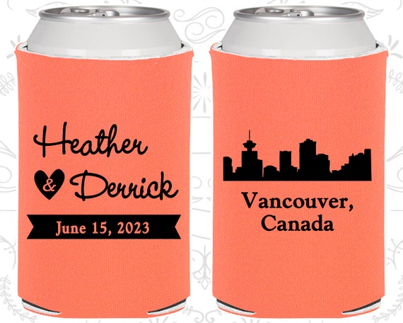 Canada Wedding Favors Coolies Destination Wedding Gift Canada