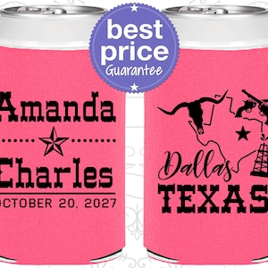 Wedding Favors, Custom Wedding Favors, Personalized Can Cooler, Wedding Reception, Favors for Wedding, Engagement Party Favors | 742