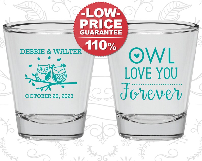 Custom Shot Glass Personalized Shot Glasses C368 Wedding Shot Glass Custom Shot Glasses Shot Glass Shot Glasses Wedding Favors