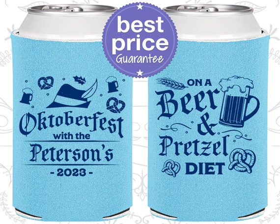 Oktoberfest Party Favors, Oktoberfest Can Cooler, Oktoberfest Decor, Oktoberfest Ideas, Oktoberfest Pretzel (240012) Il_570xn
