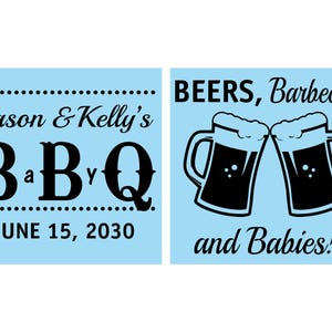 BBQ Baby Shower, Beer Baby Shower Favors, barbecue Baby Shower, Baby Welcome Party Favors | 90111 afbeelding 2