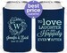 Wedding Favors, Custom Wedding Favors, Personalized Can Cooler, Wedding Reception, Favors for Wedding, Engagement Party Favors (C61) 