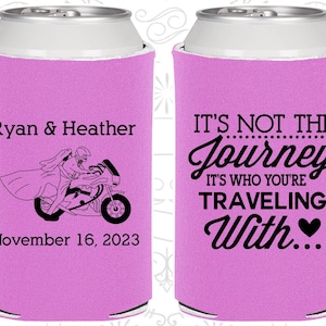 Its not the Journey, Its who your traveling with, Unique Wedding, Motorcycle Wedding, Destination Wedding Favors,Destination Favors | 455