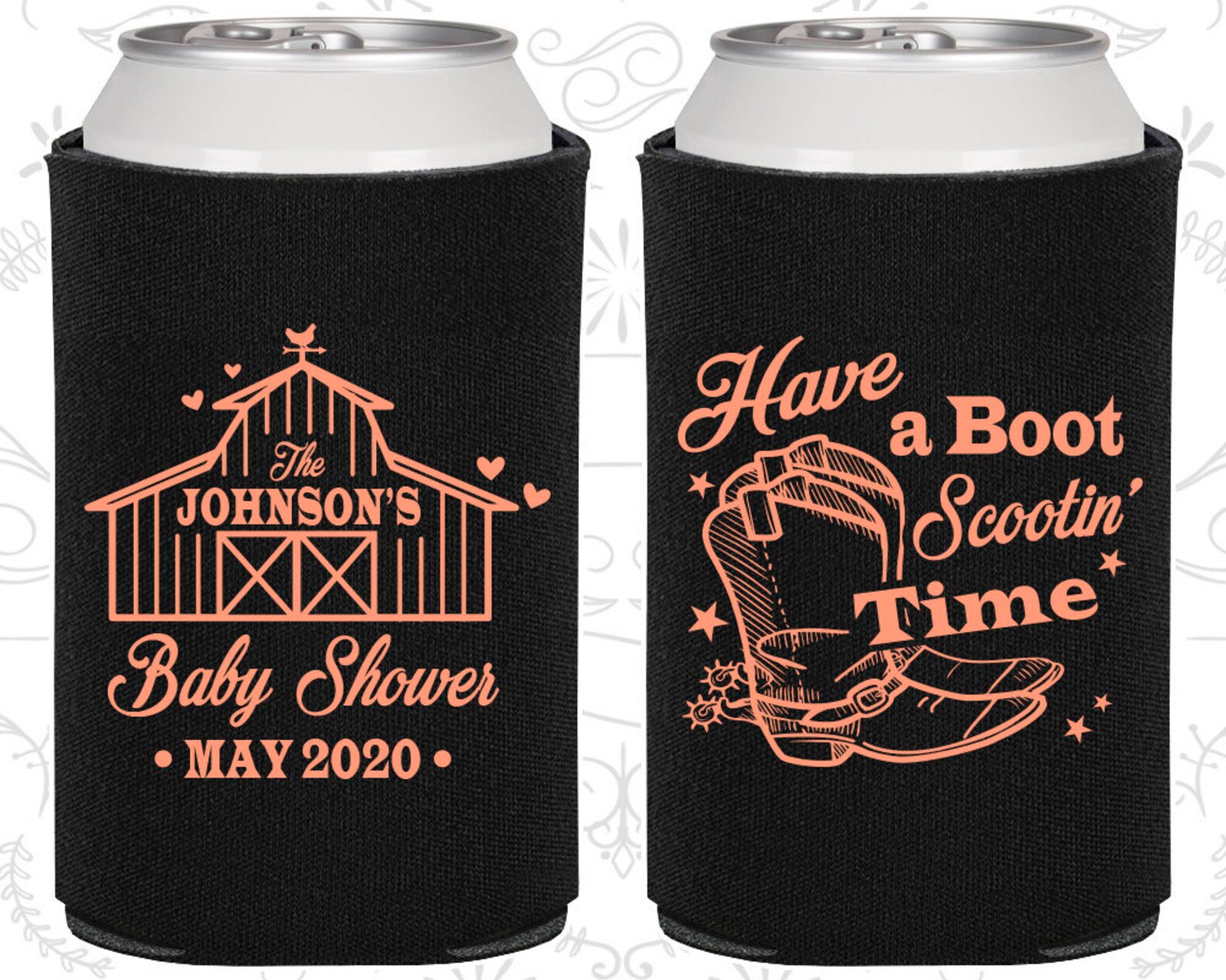 Boot Scootin Baby Shower Personalized Baby Shower Country Etsy