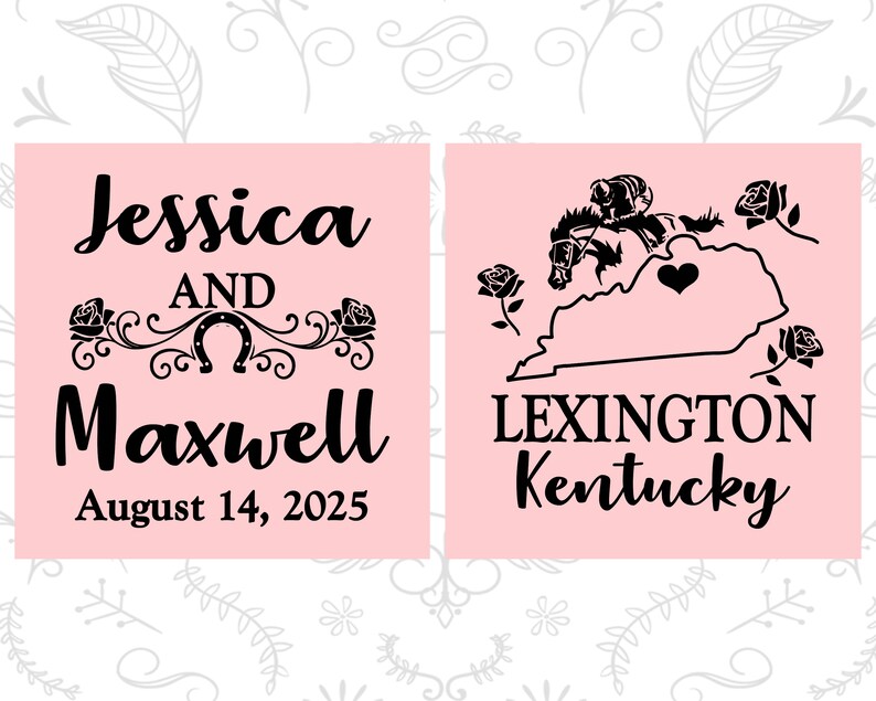 Kentucky Wedding Favors Coolies Destination Wedding Gift Etsy