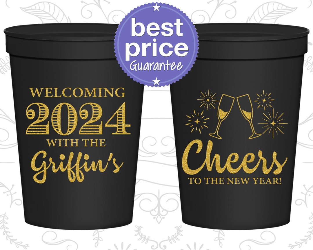 New Years Party Cups, New Years Party Favors, New Years 2025, Cheers to